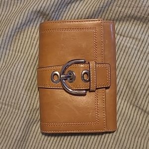 Coach Burnished Leather Wallet